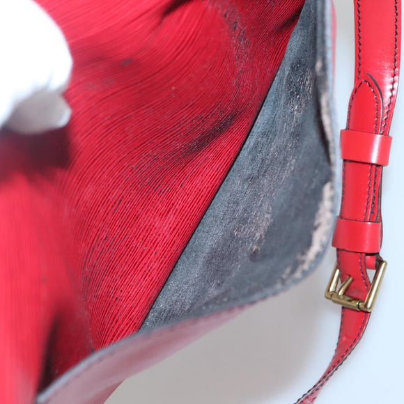 LOUIS VUITTON Epi Saint Cloud GM Shoulder Bag Red M52197 LV Auth 135874