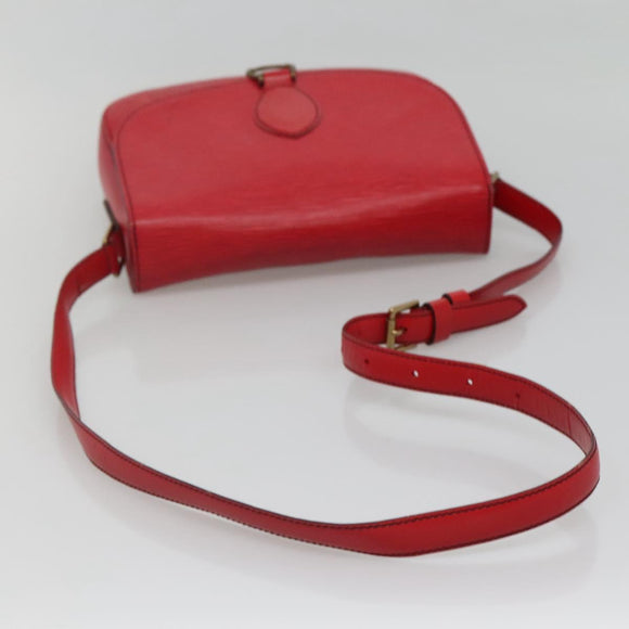 LOUIS VUITTON Epi Saint Cloud GM Shoulder Bag Red M52197 LV Auth 135874