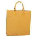 LOUIS VUITTON Epi Sac Plat Hand Bag Yellow M52079 LV Auth 135876-1