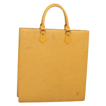 LOUIS VUITTON Epi Sac Plat Hand Bag Yellow M52079 LV Auth 135876