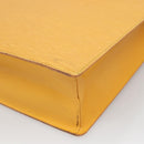 LOUIS VUITTON Epi Sac Plat Hand Bag Yellow M52079 LV Auth 135876-16