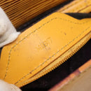 LOUIS VUITTON Epi Sac Plat Hand Bag Yellow M52079 LV Auth 135876-12