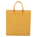 LOUIS VUITTON Epi Sac Plat Hand Bag Yellow M52079 LV Auth 135876-13
