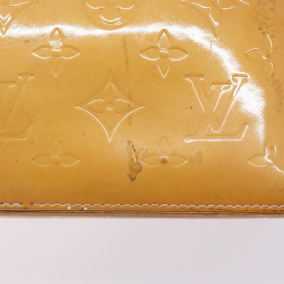 LOUIS VUITTON Monogram Vernis Houston Bag Marshmallow Pink M91302 LV Auth 135881