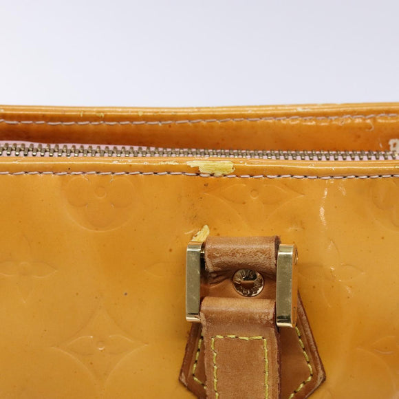 LOUIS VUITTON Monogram Vernis Houston Bag Marshmallow Pink M91302 LV Auth 135881