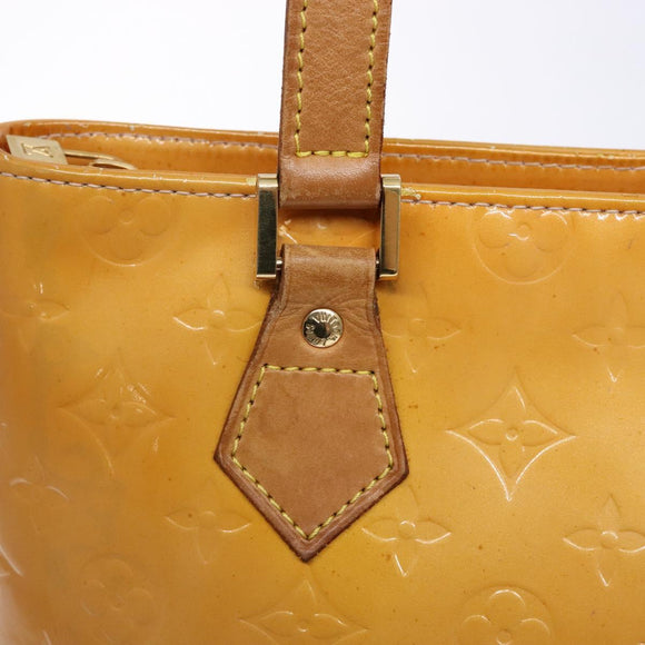 LOUIS VUITTON Monogram Vernis Houston Bag Marshmallow Pink M91302 LV Auth 135881