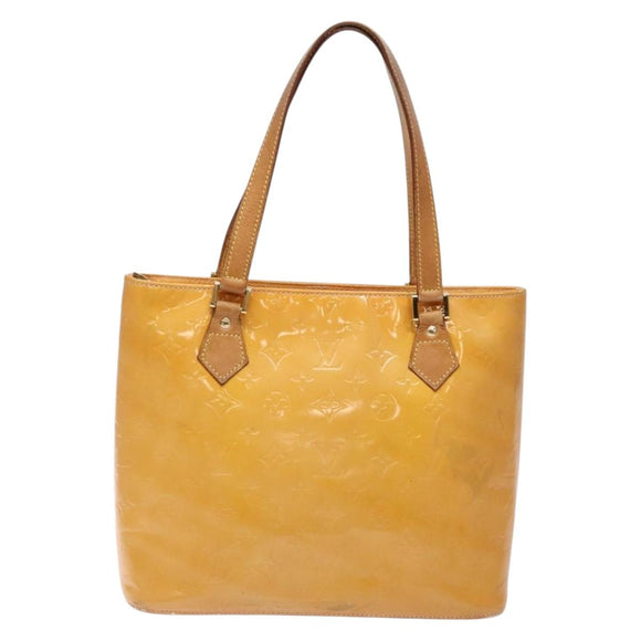 LOUIS VUITTON Monogram Vernis Houston Bag Marshmallow Pink M91302 LV Auth 135881