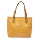 LOUIS VUITTON Monogram Vernis Houston Bag Marshmallow Pink M91302 LV Auth 135881-2