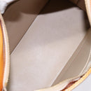 LOUIS VUITTON Monogram Vernis Houston Hand Bag Beige M91004 LV Auth 135882-11