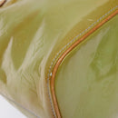 LOUIS VUITTON Monogram Vernis Houston Hand Bag Baby Blue M91005 LV Auth 135883-16
