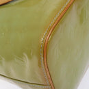 LOUIS VUITTON Monogram Vernis Houston Hand Bag Baby Blue M91005 LV Auth 135883-18