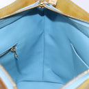 LOUIS VUITTON Monogram Vernis Houston Hand Bag Baby Blue M91005 LV Auth 135883-22