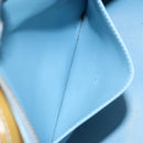 LOUIS VUITTON Monogram Vernis Houston Hand Bag Baby Blue M91005 LV Auth 135883-10