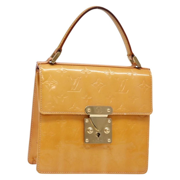 LOUIS VUITTON Vernis Spring Street Hand Bag Marshmallow Pink M91033 Auth 135887