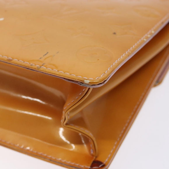 LOUIS VUITTON Vernis Spring Street Hand Bag Marshmallow Pink M91033 Auth 135887