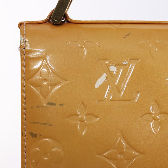 LOUIS VUITTON Vernis Spring Street Hand Bag Marshmallow Pink M91033 Auth 135887