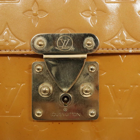 LOUIS VUITTON Vernis Spring Street Hand Bag Marshmallow Pink M91033 Auth 135887