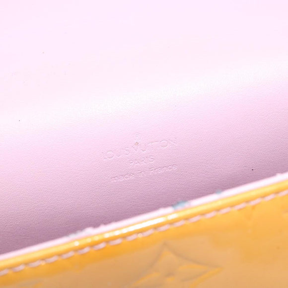 LOUIS VUITTON Vernis Spring Street Hand Bag Marshmallow Pink M91033 Auth 135887