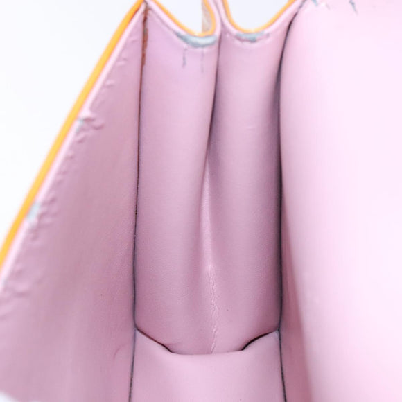 LOUIS VUITTON Vernis Spring Street Hand Bag Marshmallow Pink M91033 Auth 135887