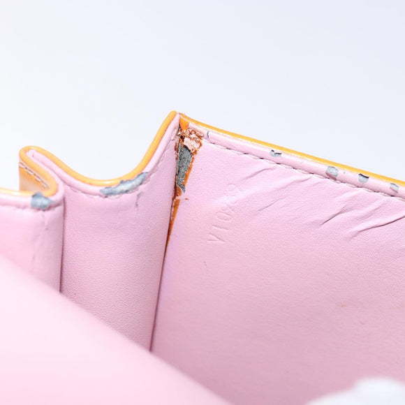 LOUIS VUITTON Vernis Spring Street Hand Bag Marshmallow Pink M91033 Auth 135887