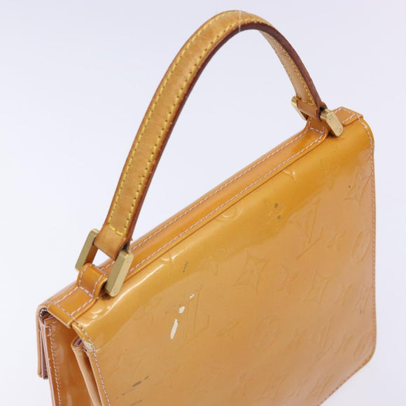 LOUIS VUITTON Vernis Spring Street Hand Bag Marshmallow Pink M91033 Auth 135887