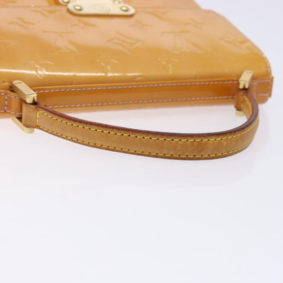 LOUIS VUITTON Vernis Spring Street Hand Bag Marshmallow Pink M91033 Auth 135887