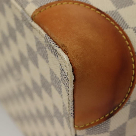 LOUIS VUITTON Damier Azur Hampstead MM Tote Bag N51206 LV Auth 135893