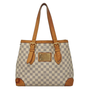 LOUIS VUITTON Damier Azur Hampstead MM Tote Bag N51206 LV Auth 135893 - 0