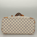LOUIS VUITTON Damier Azur Hampstead MM Tote Bag N51206 LV Auth 135893-9