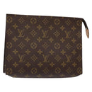 LOUIS VUITTON Monogram Poche Toilette 26 Pouch M47542 LV Auth 135895-1