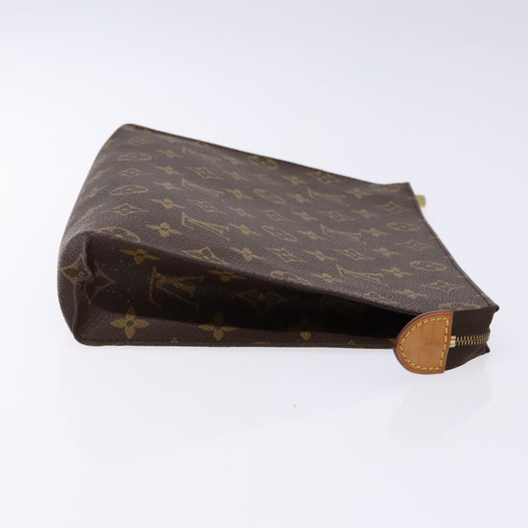 LOUIS VUITTON Monogram Poche Toilette 26 Pouch M47542 LV Auth 135895