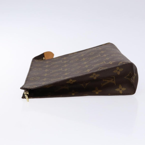 LOUIS VUITTON Monogram Poche Toilette 26 Pouch M47542 LV Auth 135895