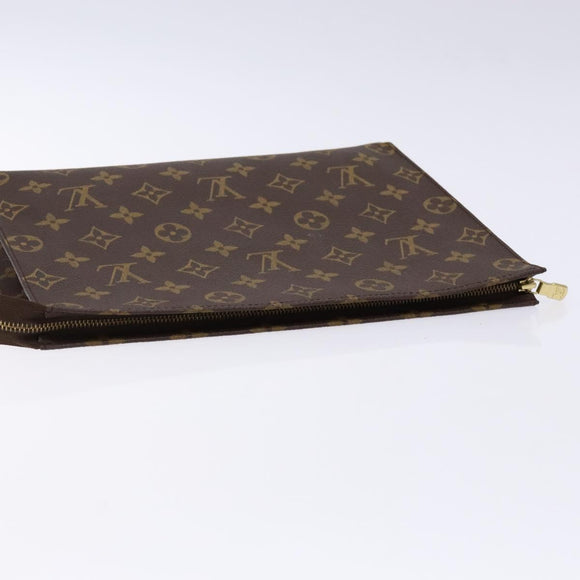 LOUIS VUITTON Monogram Poche Toilette 26 Pouch M47542 LV Auth 135895