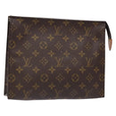 LOUIS VUITTON Monogram Poche Toilette 26 Pouch M47542 LV Auth 135896-1