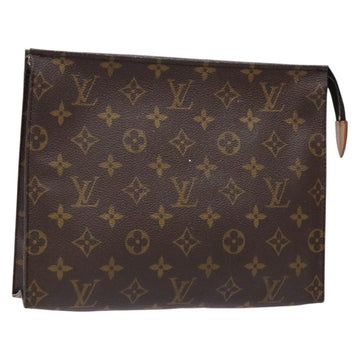 LOUIS VUITTON Monogram Poche Toilette 26 Pouch M47542 LV Auth 135896