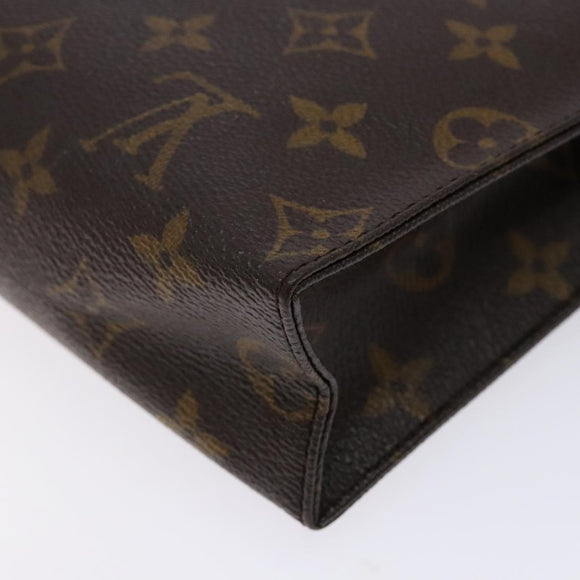 LOUIS VUITTON Monogram Poche Toilette 26 Pouch M47542 LV Auth 135896
