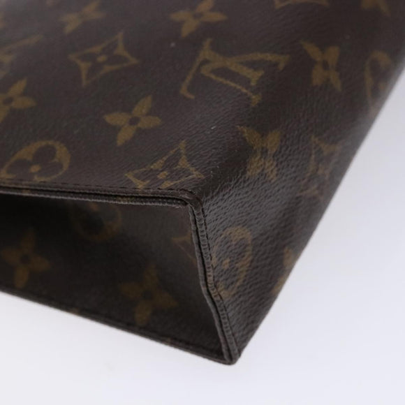 LOUIS VUITTON Monogram Poche Toilette 26 Pouch M47542 LV Auth 135896