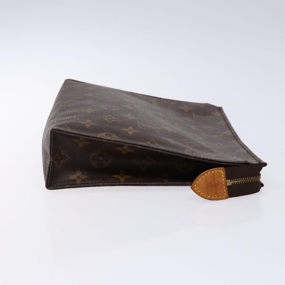 LOUIS VUITTON Monogram Poche Toilette 26 Pouch M47542 LV Auth 135896