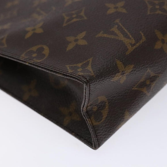 LOUIS VUITTON Monogram Poche Toilette 26 Pouch M47542 LV Auth 135896
