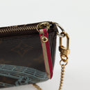 LOUIS VUITTON Christmas Only Mini Pochette Accessoires Pouch M58501 Auth 135900V-9