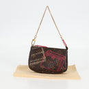 LOUIS VUITTON Christmas Only Mini Pochette Accessoires Pouch M58501 Auth 135900V-12