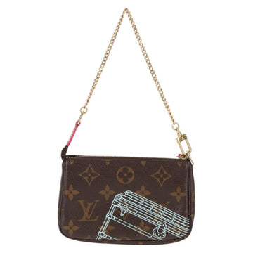 LOUIS VUITTON Christmas Only Mini Pochette Accessoires Pouch M58501 Auth 135900V - 0