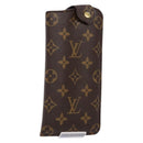 LOUIS VUITTON Monogram Etui Lunette MM Glasses Case M66544 LV Auth 135903-1
