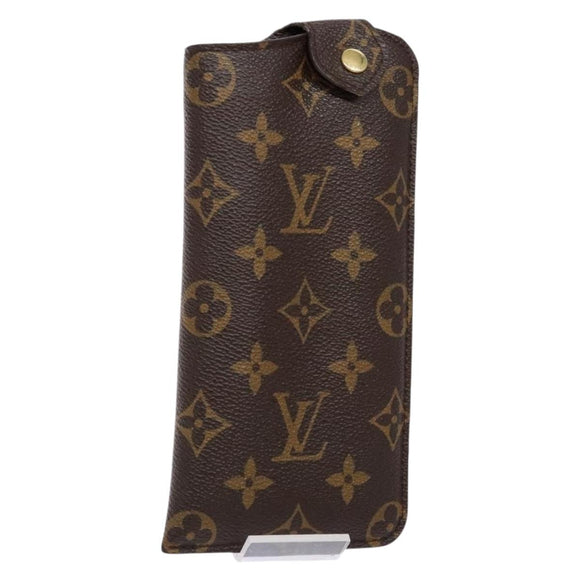 LOUIS VUITTON Monogram Etui Lunette MM Glasses Case M66544 LV Auth 135903