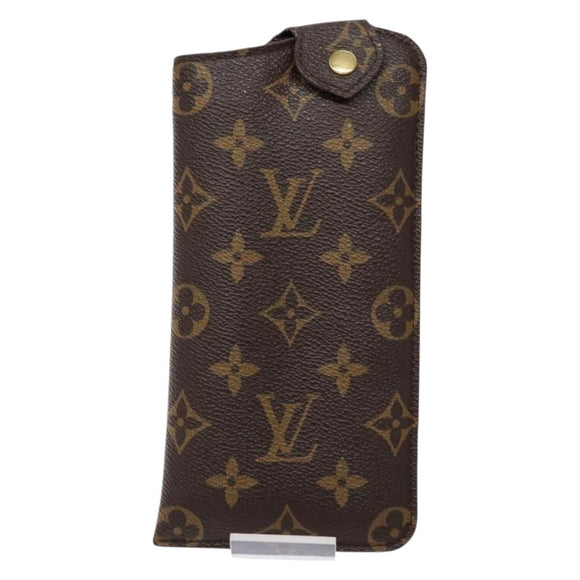 LOUIS VUITTON Monogram Etui Lunette MM Glasses Case M66544 LV Auth 135903