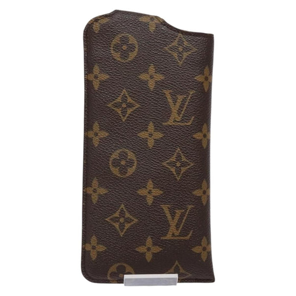 LOUIS VUITTON Monogram Etui Lunette MM Glasses Case M66544 LV Auth 135903