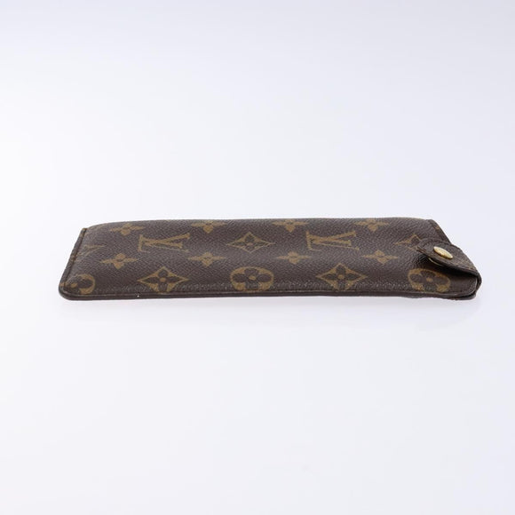 LOUIS VUITTON Monogram Etui Lunette MM Glasses Case M66544 LV Auth 135903