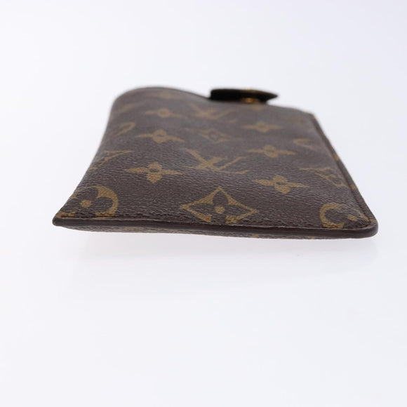 LOUIS VUITTON Monogram Etui Lunette MM Glasses Case M66544 LV Auth 135903