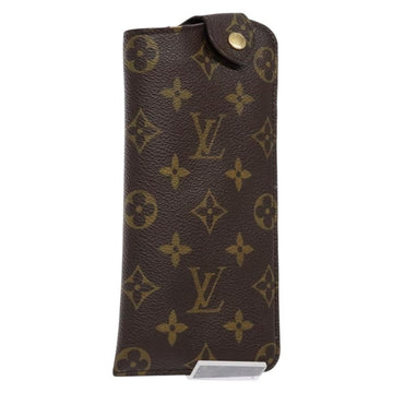 LOUIS VUITTON Monogram Etui Lunette MM Glasses Case M66544 LV Auth 135904