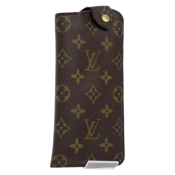 LOUIS VUITTON Monogram Etui Lunette MM Glasses Case M66544 LV Auth 135904